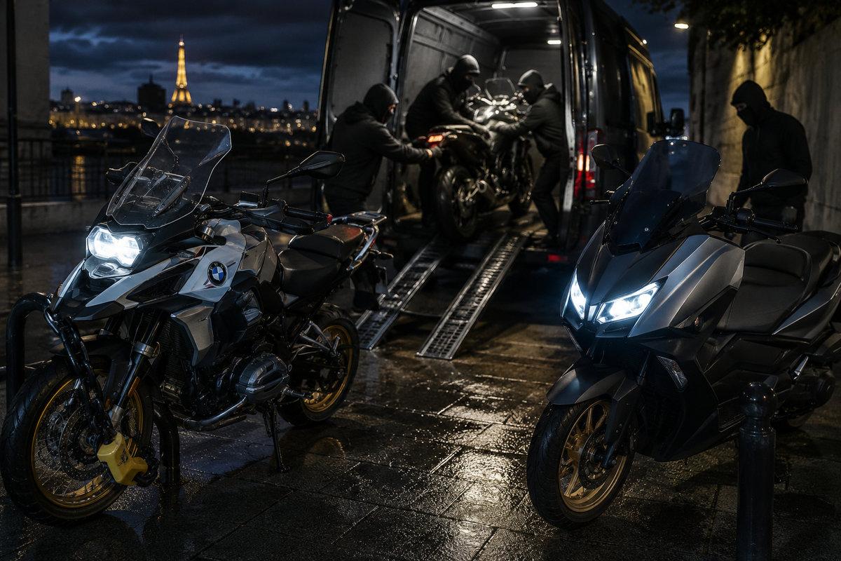 Estas son las motos y los scooter más robados de Francia