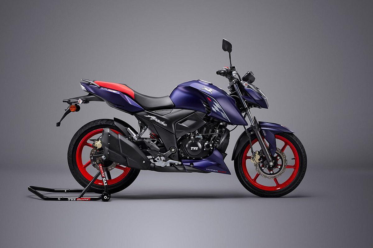 TVS Apache RTR 160 4V: sencilla naked india por 1500 euros