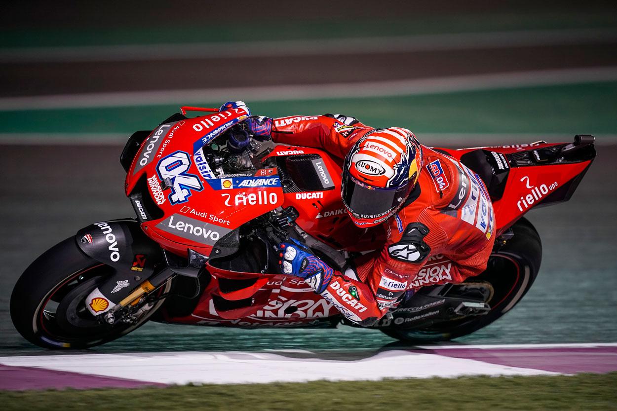 Andrea Dovizioso logra la victoria del Gran Premio de Qatar 2019
