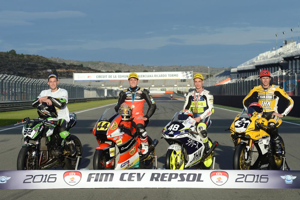 Campeones del FIM CEV Repsol 2016