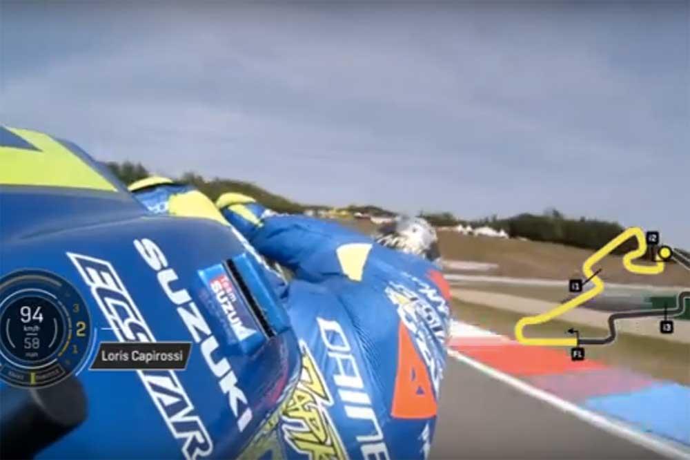 Loris Capirossi con la Suzuki GSX-RR de MotoGP en Brno