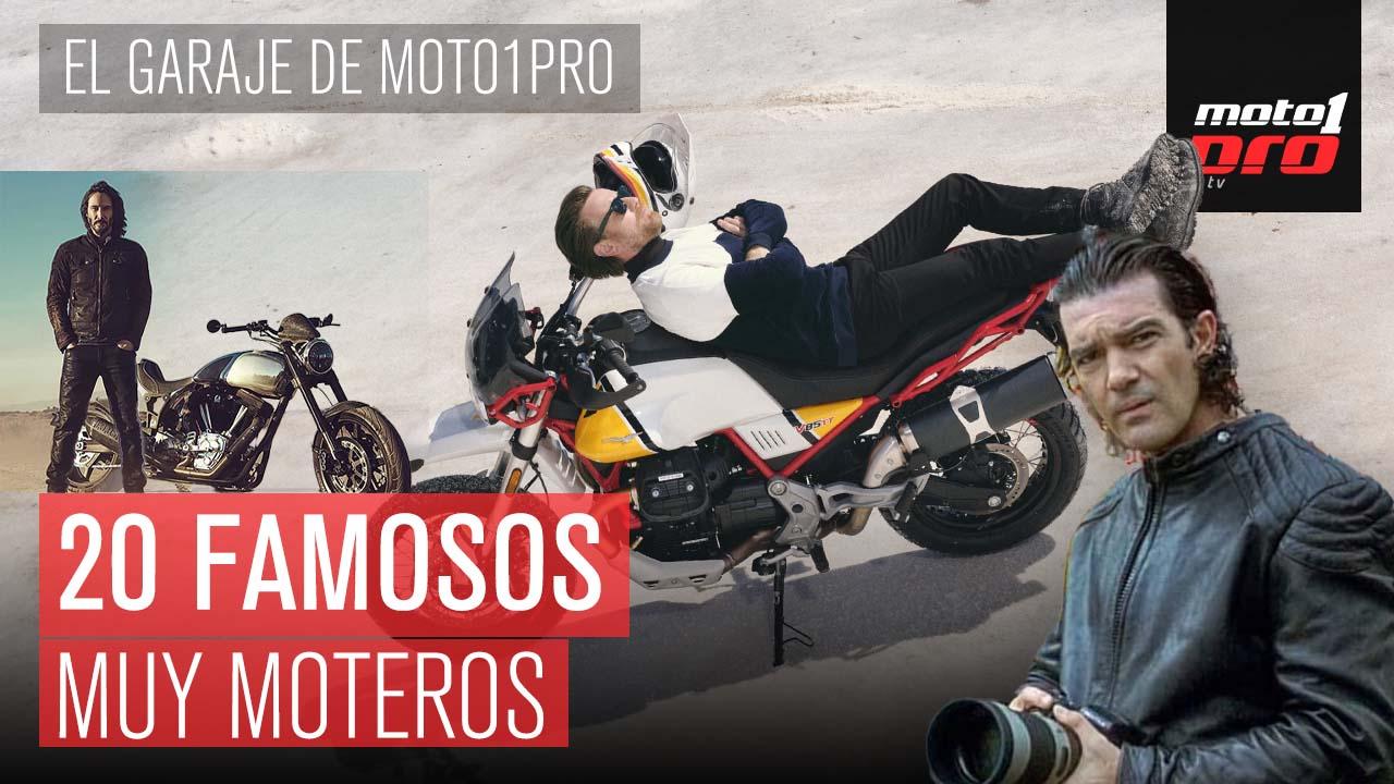 20 famosos muy moteros