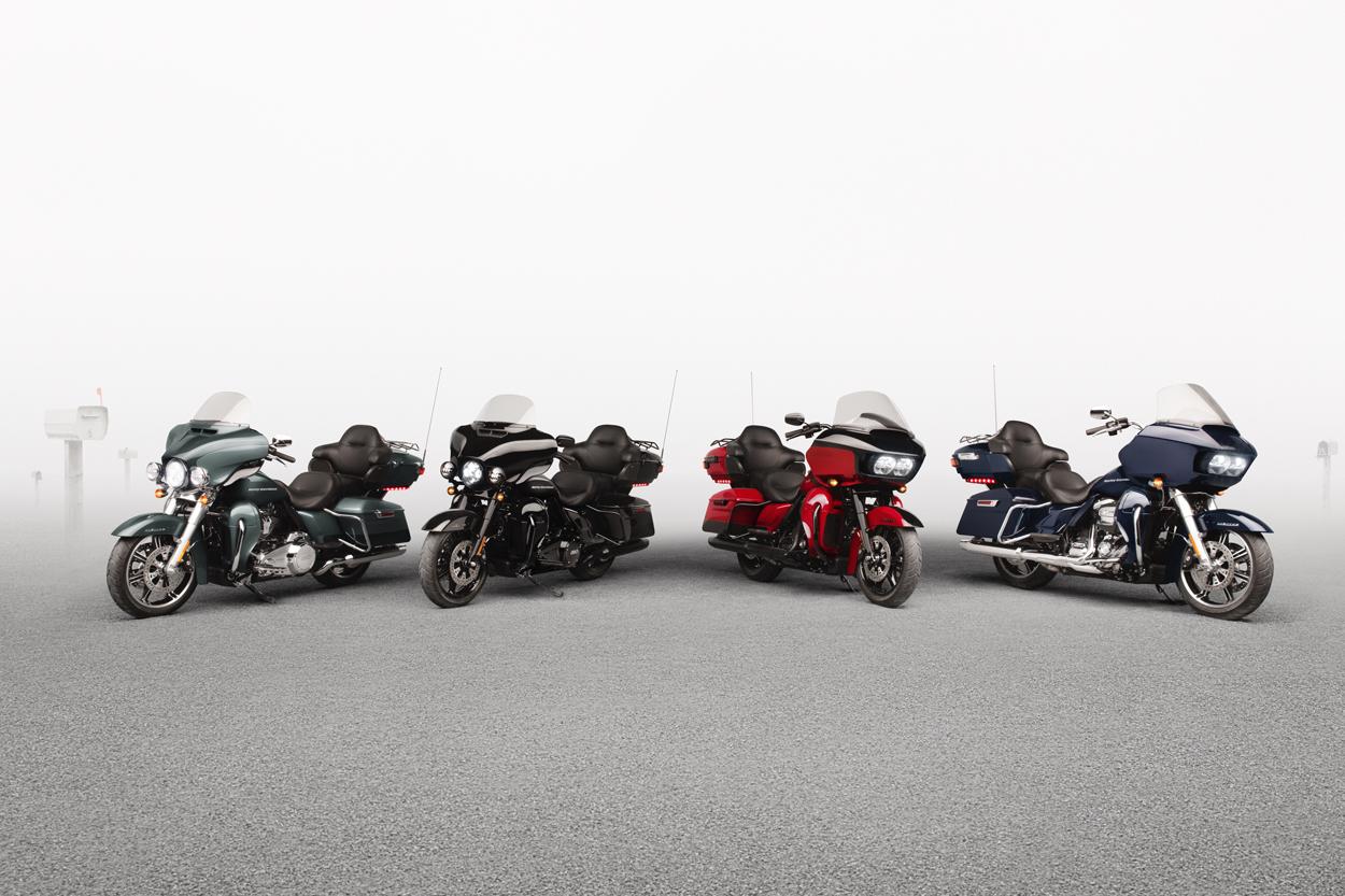 Harley Davidson incluirá mejoras en la electrónica de su gama Touring 2020