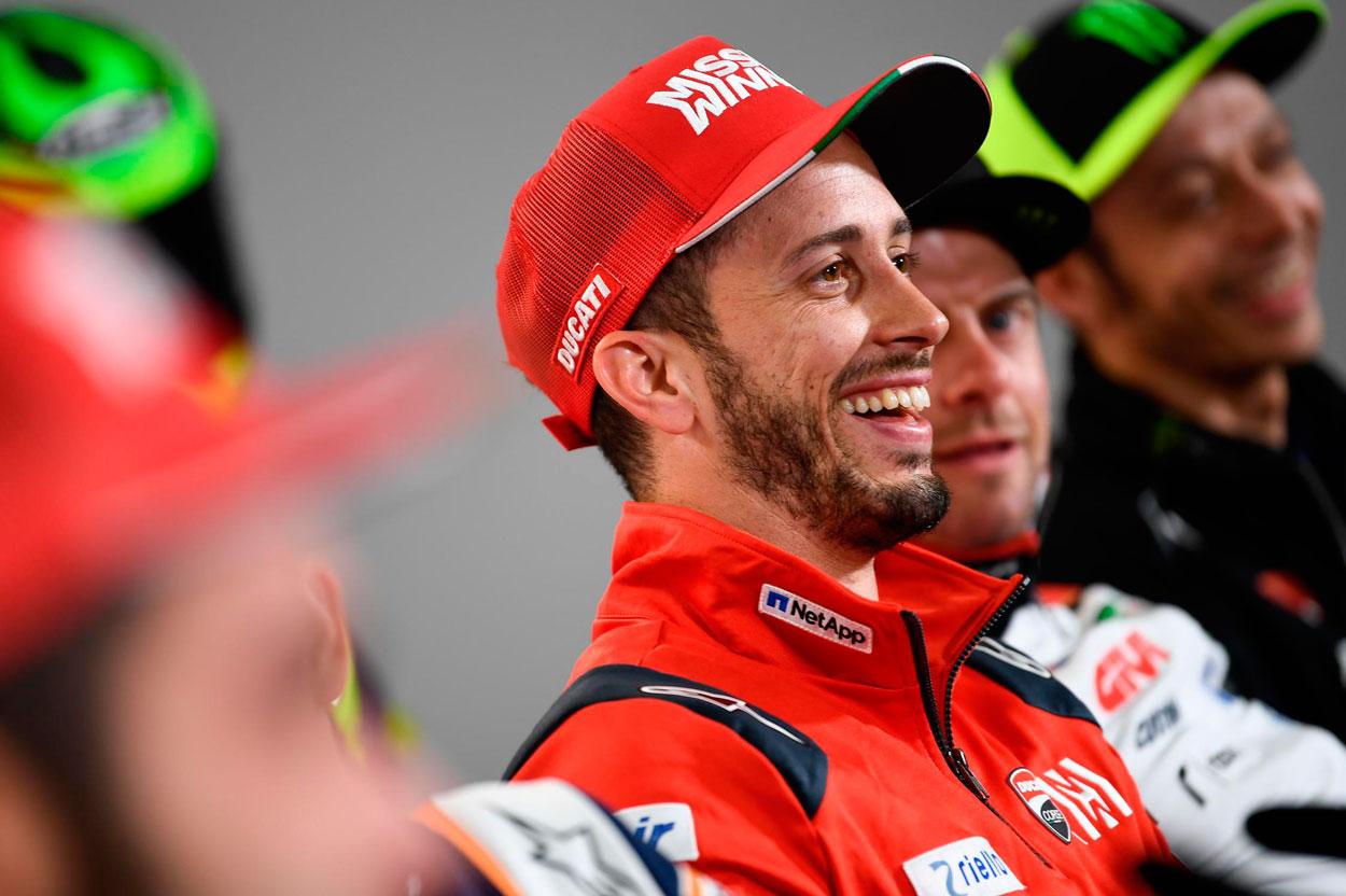 Andrea Dovizioso antes del GP de Argentina 2019