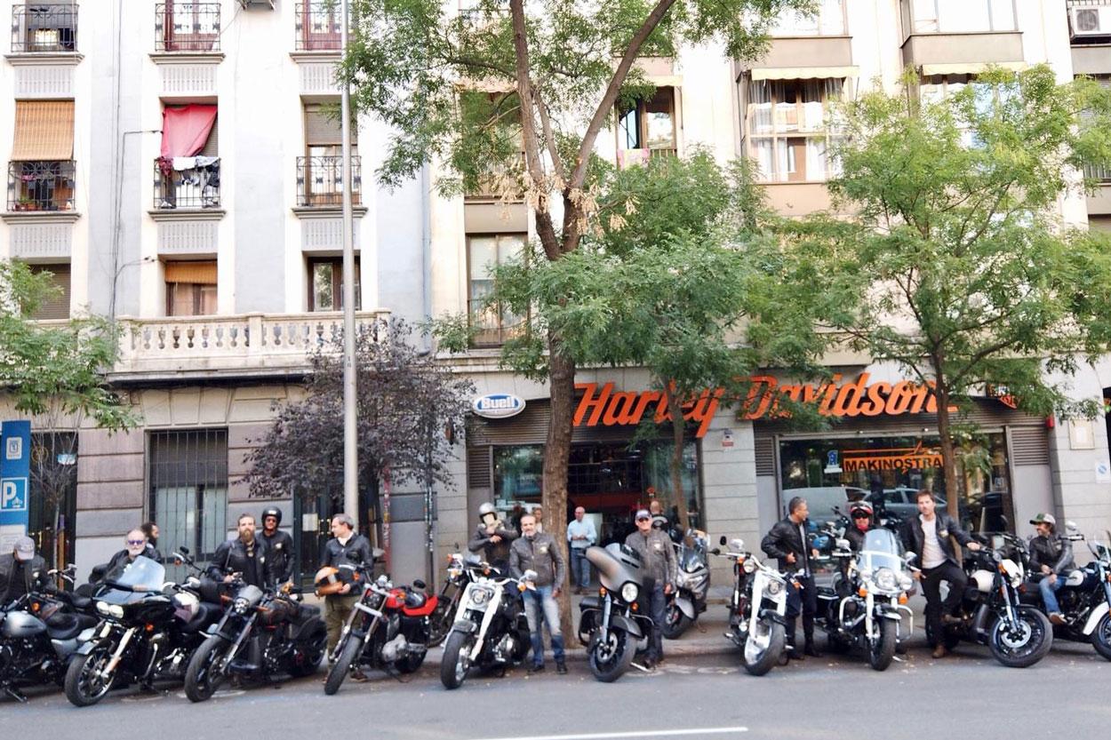 Viaje de Michelin y Harley Davidson al Gran Premio de Aragón