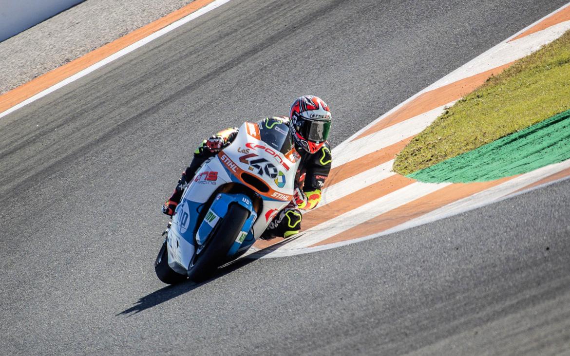 hector barbera moto2 valencia test