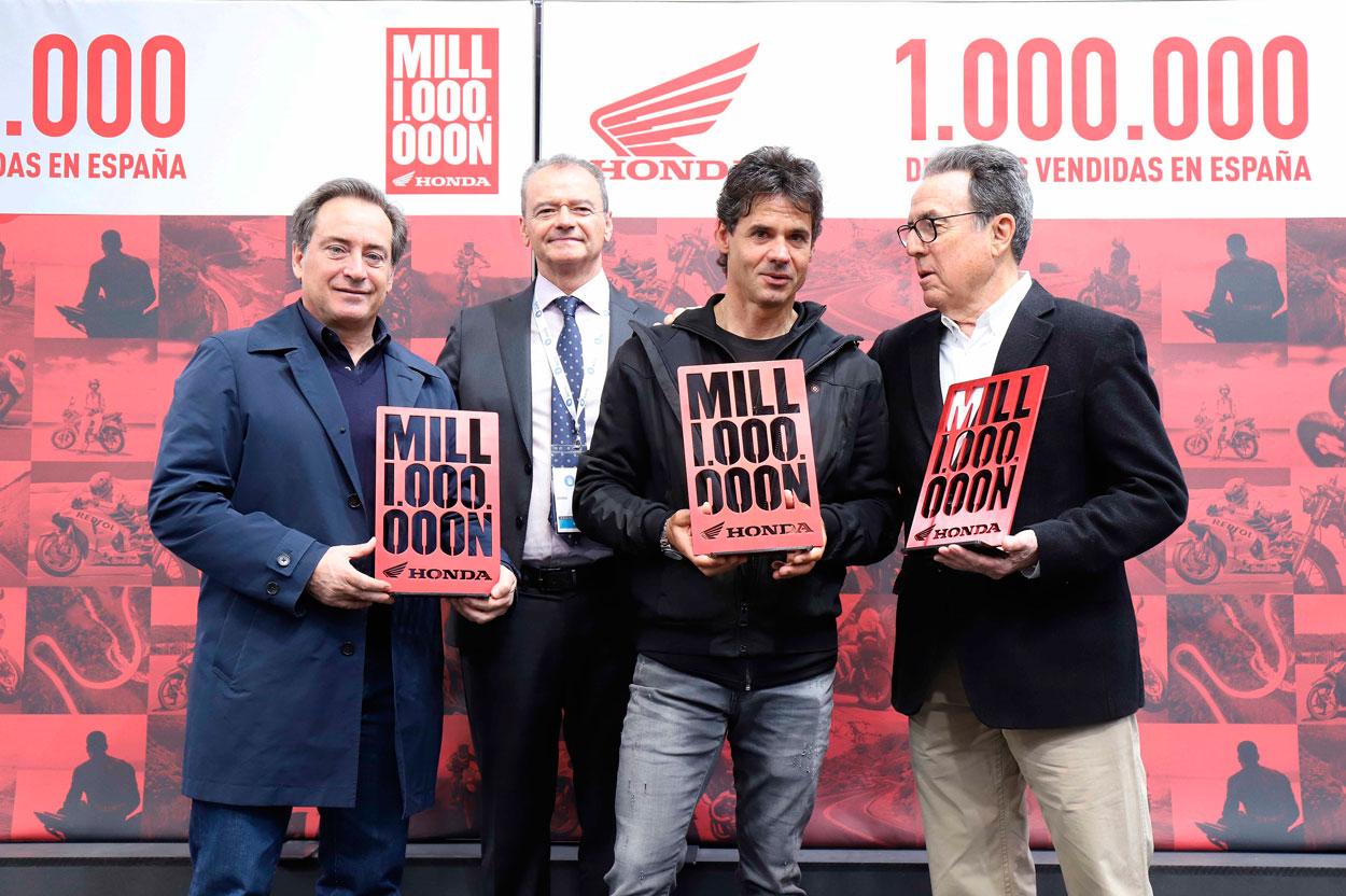 Honda llega a un millón de motos vendidas en España