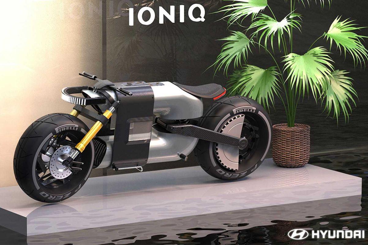 La moto eléctrica y futurista de Hyundai: Ioniq Q