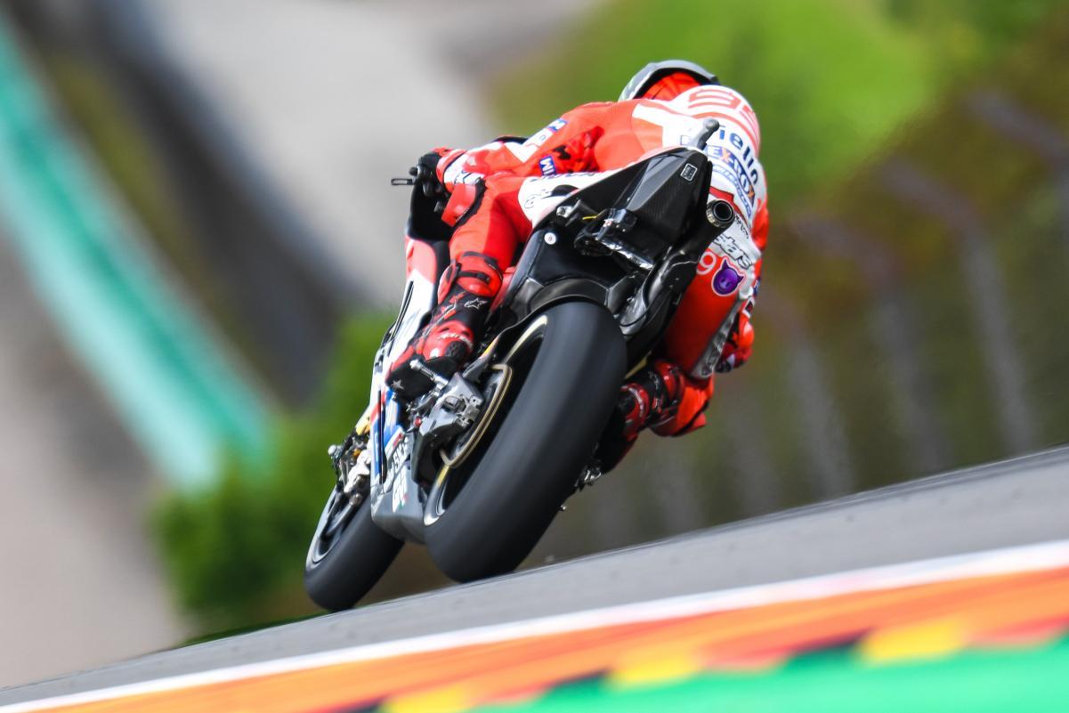 Lorenzo en Sachsenring