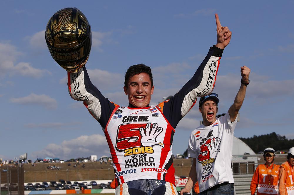 Marc Marquez, campeon del mundo MotoGP  2016