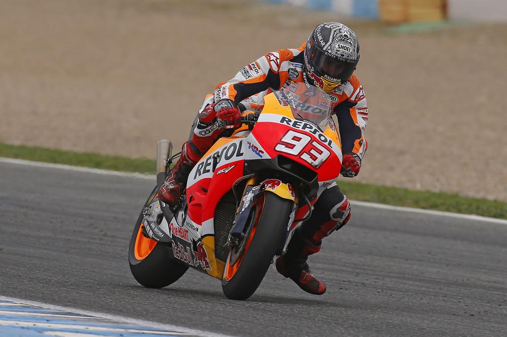 Marc Marquez, entrenamientos privados en Jerez