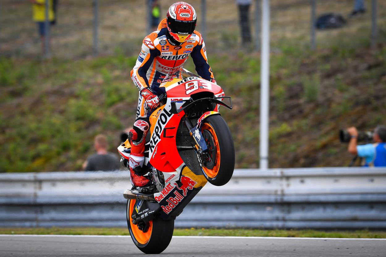 Marc Márquez logra la pole del Gran Premio de Republica Checa