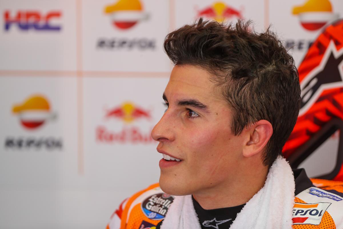 Márquez en el box
