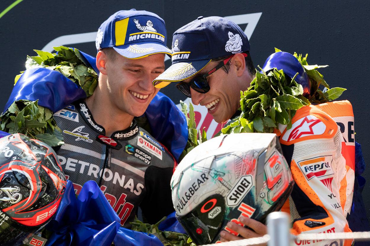 Marc Márquez y Fabio Quartararo, GP Catalunya 2019