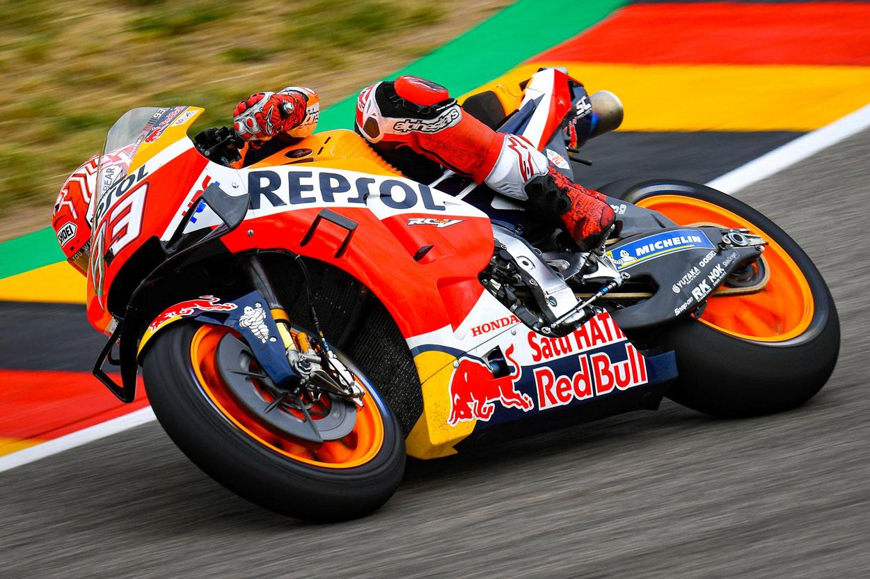 Marc Márquez ha comenzado el Gran Premio de Alemania imponiendo autoridad