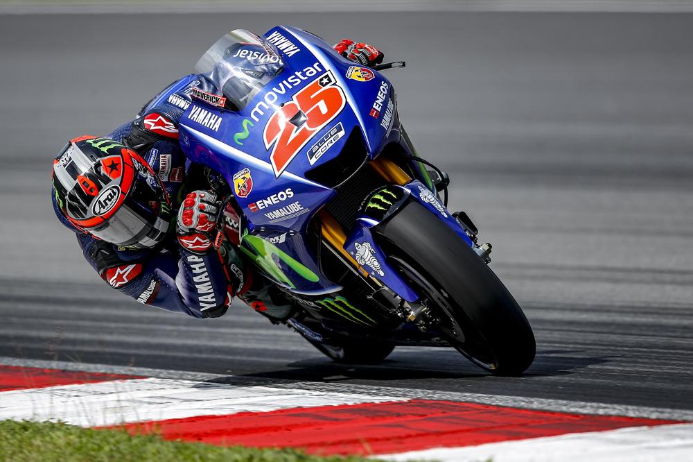 Maverick Viñales fue el mejor piloto de los entrenamientos MotoGP en Sepang