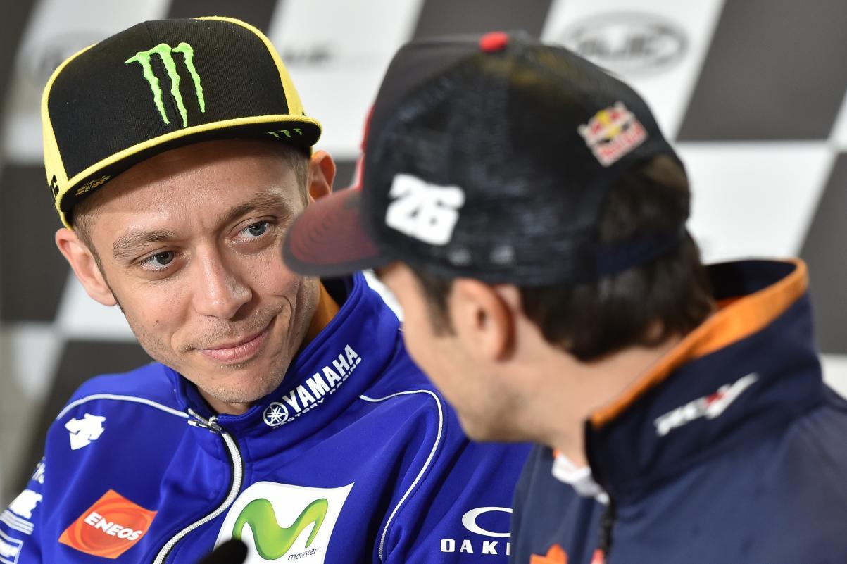 Rossi y Pedrosa