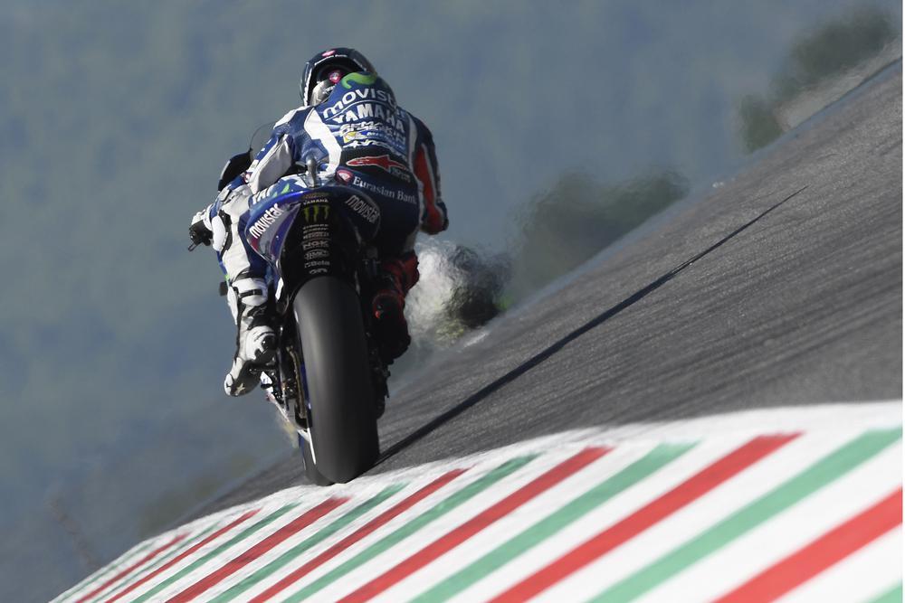 Jorge Lorenzo tras los entremamientos MotoGP en Cataluña