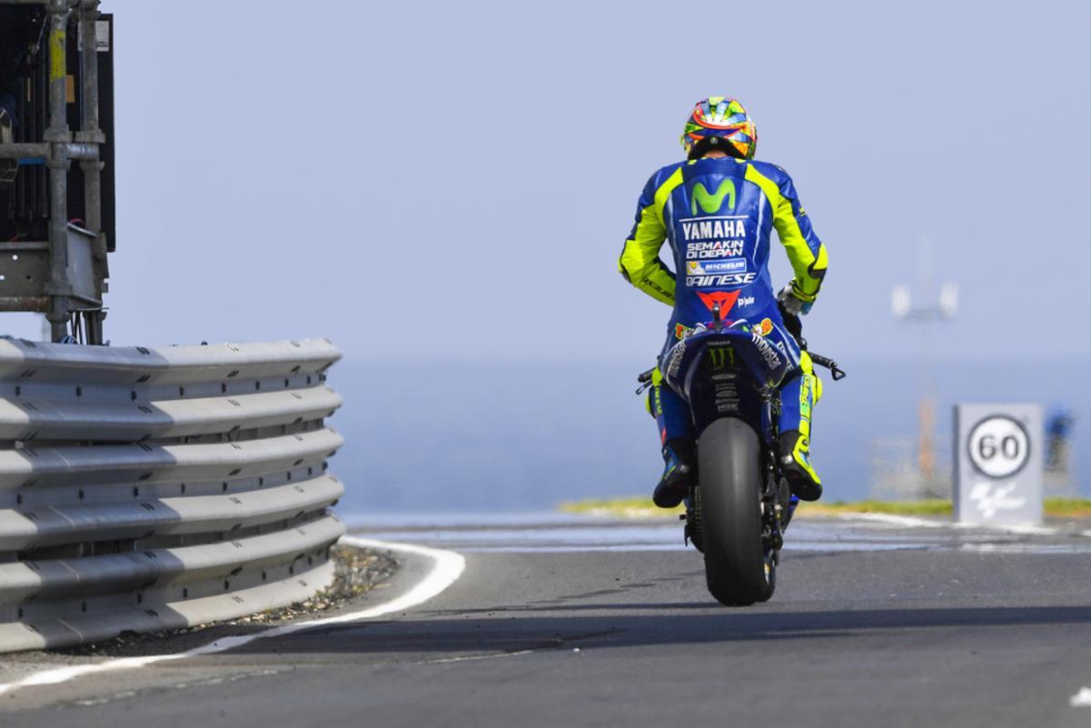 Rossi en el FP2 del GP de Australia