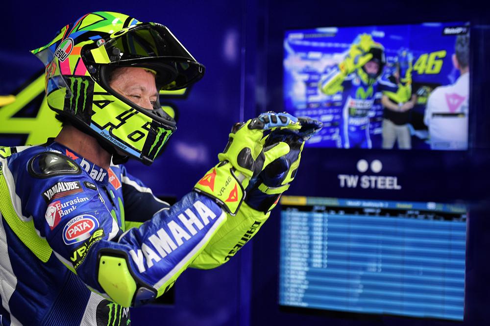 Valentino Rossi no asistió a la reunión de la comision de seguridad