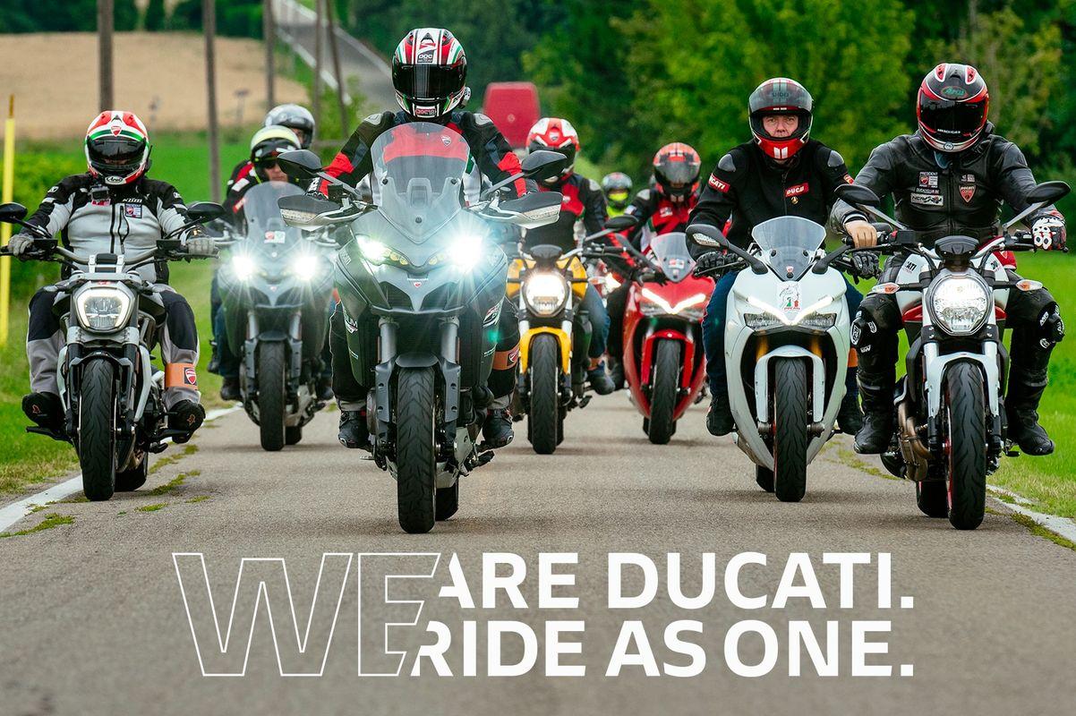 WeRideAsOne: rueda con otras Ducati por tu ciudad