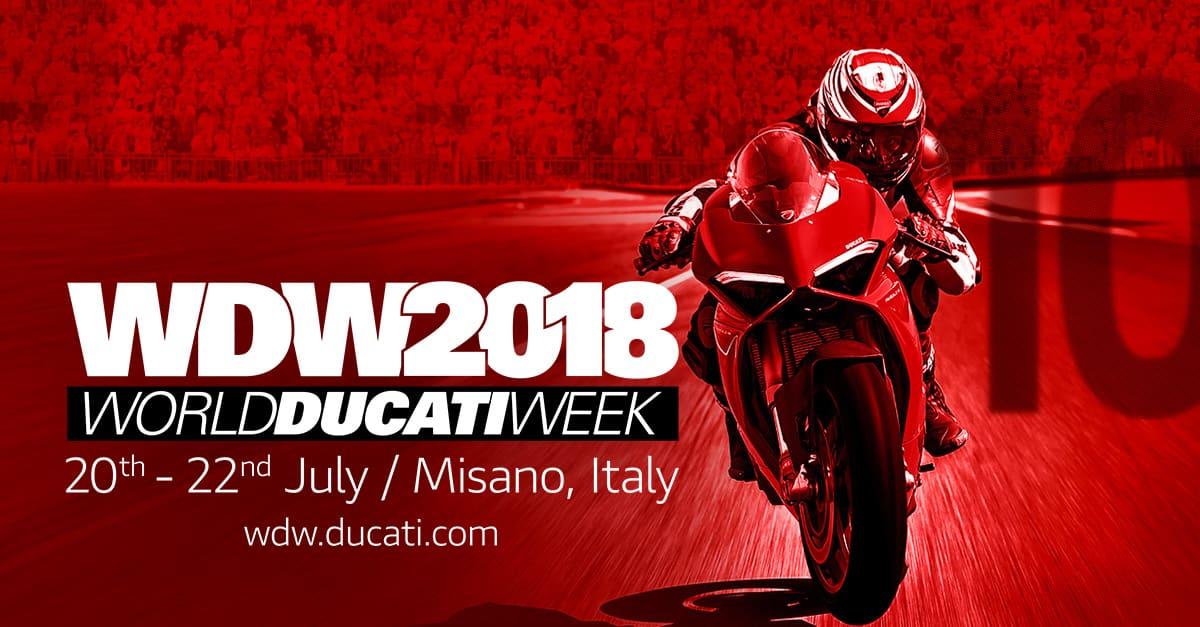 World Ducati Week 2018: la fiesta ducatista se celebrará del 20 al 22 de julio
