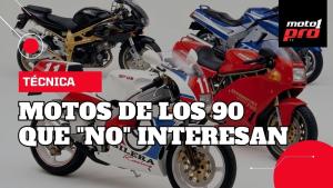 Técnica: las motos de los años noventa... ¡que no interesa comprar!