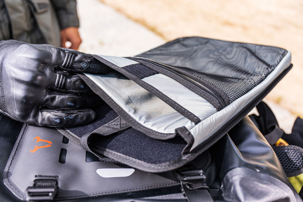 Prueba mochila SW Motech Daily WP: impermeable y práctica