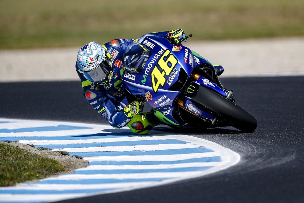 Valentino Rossi entrenamientos Australia