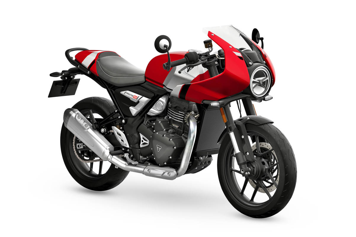 ¡Nuevas Triumph Tracker y Thruxton 400! Flat Track y Café Racer para carnet A2