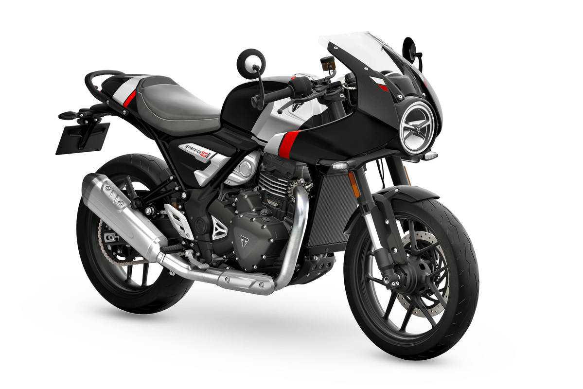 ¡Nuevas Triumph Tracker y Thruxton 400! Flat Track y Café Racer para carnet A2