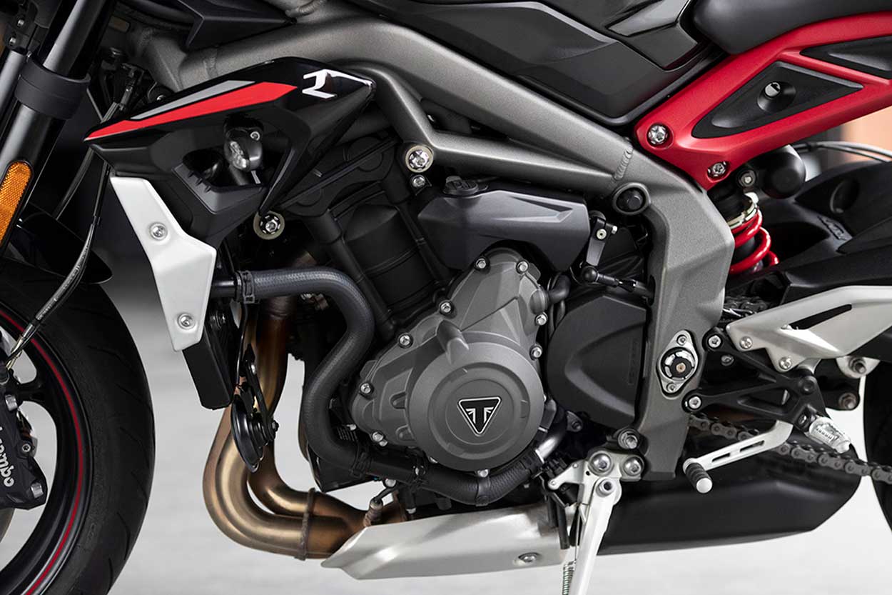 El motor de la Triumph Street Triple R ahora está adaptado a la normativa Euro 5