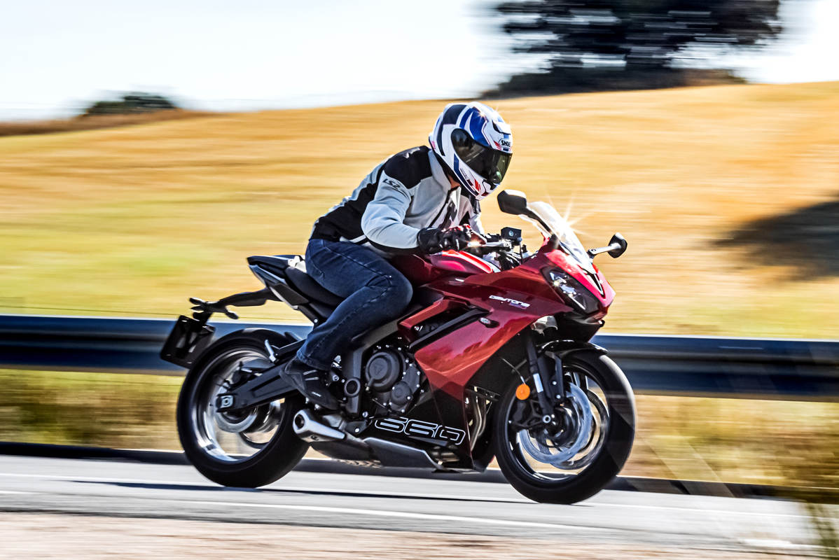 Prueba Triumph Daytona 660: fácil, barata y ¡divertida! Prueba Triumph Daytona 660: fácil, barata y ¡divertida!