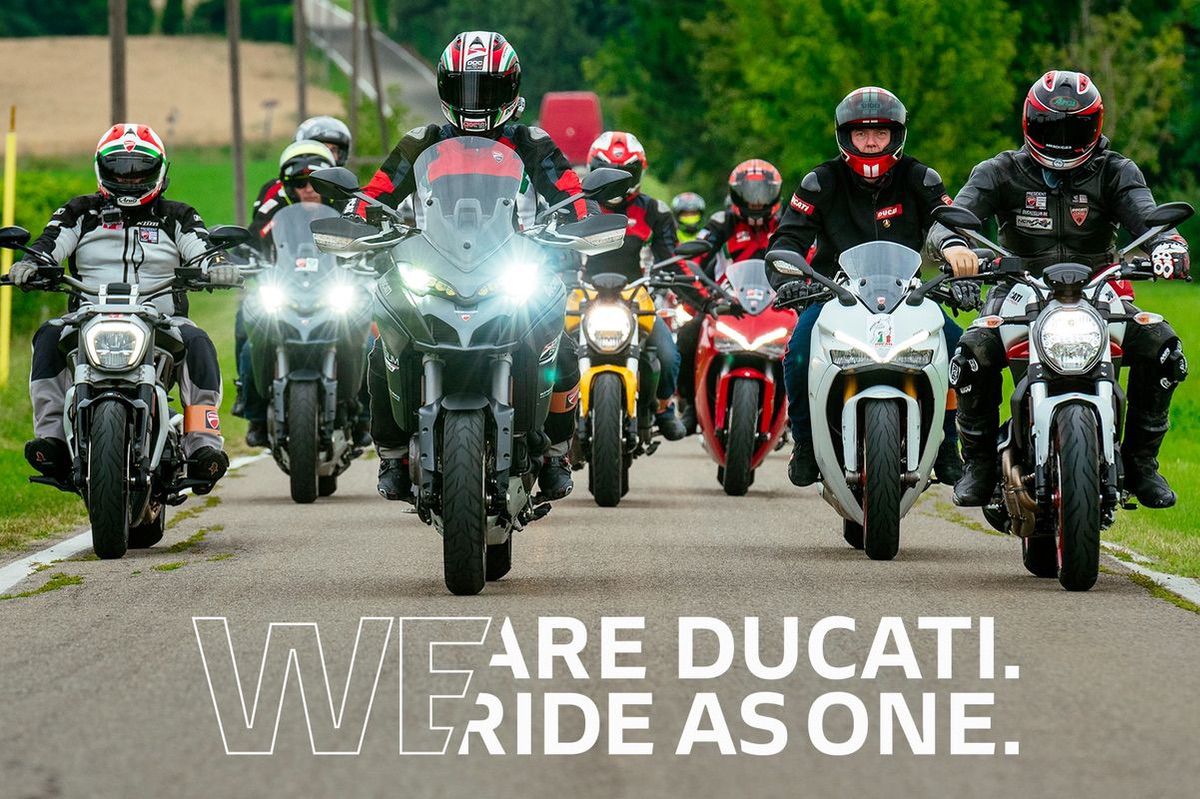 WeRideAsOne: rueda con otras Ducati por tu ciudad