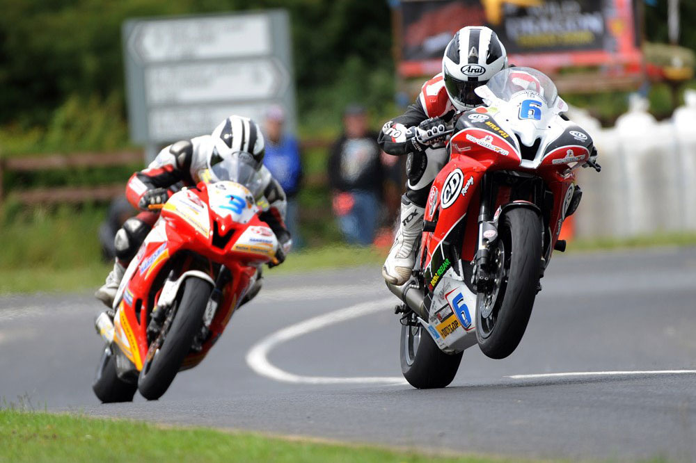 William Dunlop durante una de sus participaciones en Road Races