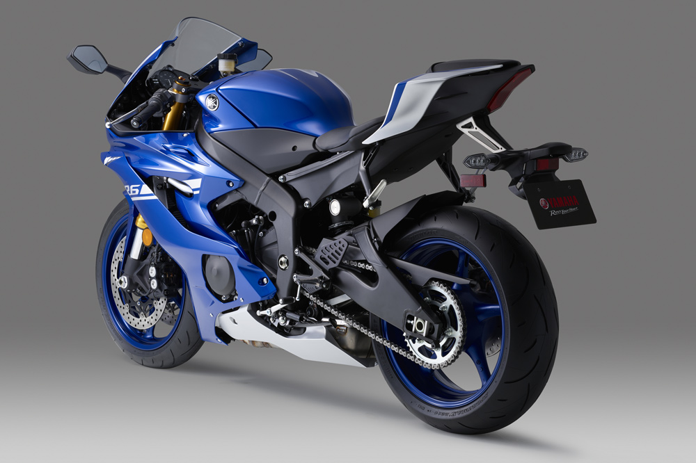 Yamaha YZF R6 2017 Trasera